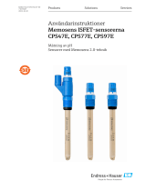 Endres+Hauser BA Memosens ISFET sensors CPS47E, CPS77E, CPS97E Bruksanvisningar