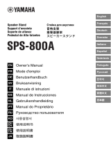Yamaha SPS-800A Bruksanvisning