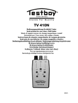 TESTBOY TV 410 Användarmanual