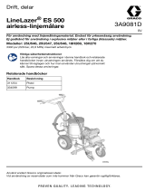 Graco 3A9081D, LineLazer ES 500 airless-linjemålare, drift, delar, reservdelar Användarmanual