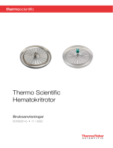 Thermo Fisher Scientific Hematicrit Rotor Användarmanual