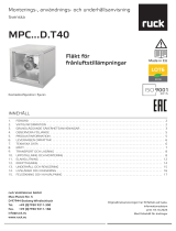 Ruck MPC 225 D2 T40 Bruksanvisning