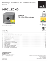 Ruck MPC 250 EC 40 Bruksanvisning