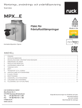 Ruck MPX 315 E2 21 Bruksanvisning