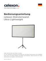 Celexon Ultra-Leightweight 194 x 121 cm ekran na trójnogu 16:10 Bruksanvisning