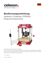 Celexon CinePop CP1000 maszyna do popcornu Bruksanvisning