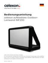 Celexon Outdoor INF200 310 x 174 cm dmuchany ekran projekcyjny 16:9 Bruksanvisning