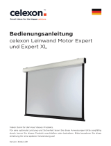 Celexon Expert XL 450 x 253 cm elektryczny ekran projekcyjny 16:9 Bruksanvisning