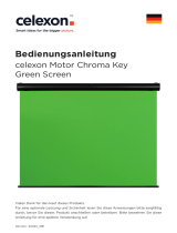 Celexon Electric Chroma Key Green Screen 400 x 300cm Bruksanvisning