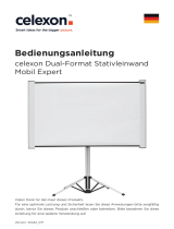 Celexon Dual-Format Stativleinwand Mobil Expert 4:3/16:10 Bruksanvisning