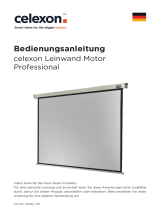 Celexon Leinwand Motor Professional 220 x 124 cm Bruksanvisning