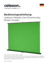 Celexon Mobile Lite Chroma Key Green Screen 150 x 200 cm Bruksanvisning