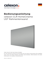 Celexon 265 x 149cm CLR HomeCinema UST Fixed Frame Screen Bruksanvisning