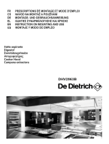 De Dietrich DHV2963B-02 Bruksanvisning