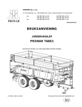 PRONAR T669 1 Bruksanvisning