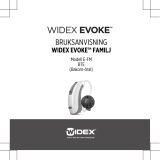 Widex EVOKE E-FM 330 DEMO Bruksanvisningar
