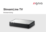 Signia StreamLine TV Användarguide