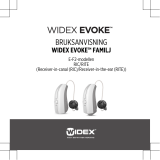 Widex EVOKE E-F2 330 DEMO Bruksanvisningar