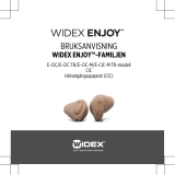 Widex ENJOY E-CIC-M 220 Användarguide