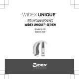 Widex UNIQUE U-FM 30 Bruksanvisningar