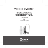 Widex EVOKE E-PA 330 Bruksanvisningar