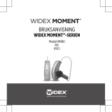 Widex MOMENT MRB0 440 DEMO Bruksanvisningar