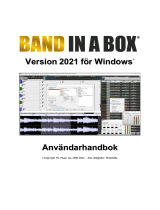 PG Music Band-in-a-Box 2021 for Windows Användarguide