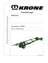 Krone BA Transportwagen SWW X-Disc Bruksanvisningar