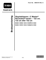 Toro Revolution Series Z Master MyRIDE® 152 cm SD 18765TE Användarmanual