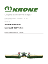 Krone BA EasyCut B 950 Collect (MT603-41) Bruksanvisningar