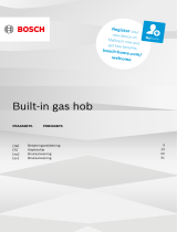 Bosch SERIE 8 PRA3A6B70 DOMINO GASSTOPP Bruksanvisning