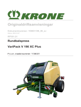 Krone BA VariPack V 190 XC Plus (RP301-21) Bruksanvisningar