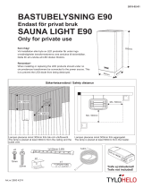 Tylö Sauna light E90 Bruksanvisning