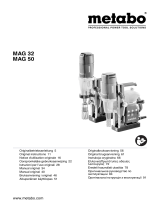 Metabo MAG 32 Bruksanvisningar