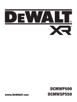 DeWalt DCMWP500N Användarmanual