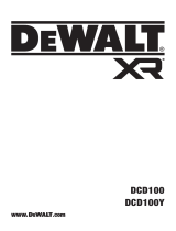 DeWalt DCD100YP2T Användarmanual