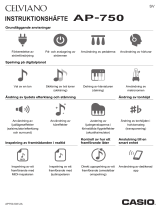 Casio AP-750NEW Användarmanual