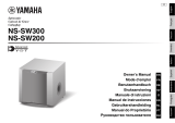 Yamaha NS-SW300 Bruksanvisning