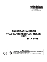 Shindaiwa MTA-PP/S Användarmanual