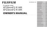 FUJINON Fujinon XF23mmF2 R WR - Black Användarmanual