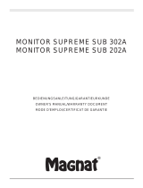 Magnat Audio Monitor Supreme Sub 202A Bruksanvisning