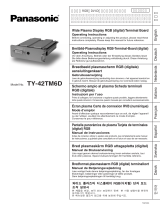 Panasonic TY42TM6D Bruksanvisningar