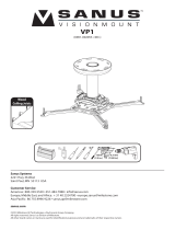 Sanus Systems Projector Accessories VP1 Användarmanual