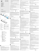 Sennheiser MZF 8000 Användarmanual