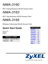 ZyXEL NWA-3160 Snabbstartsguide