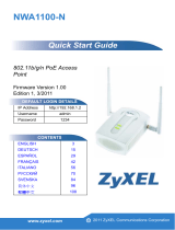 ZyXEL nwa1100-n Snabbstartsguide