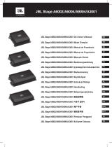 JBL A3001 Bruksanvisning