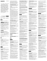 Sony RMT-P1BT Referens guide