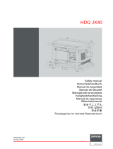 Barco HDQ-2K40 Användarmanual