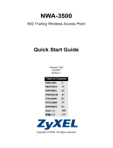 ZyXEL Communications NWA3550 Snabbstartsguide